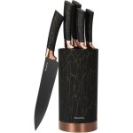 Ensemble de couteaux de cuisine en bloc de 5 pi�ces klausberg kb - 7799