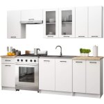 Ensemble de cuisine vitré akord oliwia 2. 4m blanc 240 cm 11 portes 1 tiroir façade blanche 240x46x203 ... Ensemble de cuisine vitré akord oliwia 2. 4m blanc 240 cm 11 portes 1 tiroir façade blanche 240x46x203 ...