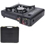 Ensemble de cuisini�res � gaz de camping en coffret avec cartouche � double fonction � l'int�rieur de ...