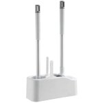 Ensemble de deux brosses de toilette murales de qualit� sup�rieure, brosse de toilette en plastique � ...