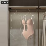 Ensemble de dix cintres mtalliques lgants pour bikinis - cintres mtalliques pour lingerie, maillots ...