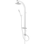 Sch�tte ? colonne de douche sans robinetterie ? douche de t�te carr�e 25 x 20 cm ? finition chrome ? ...