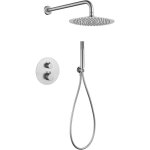 Ensemble de douche thermostatique encastr� monza nickel bross� imex imex gtm039 nq