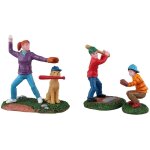 Ensemble d'entranement de baseball lemax - 3 pices pour village de nol