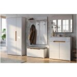 Azura home design - ensemble d'entre vestiaire stella blanc brillant