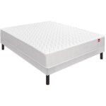 Ensemble epeda destination + sommier escale + pieds 160x200 ressorts