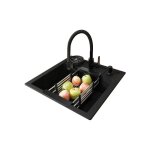Franke - ensemble evier sirius sid 610 battery dryerwasher black basket 85112531 Franke - ensemble evier sirius sid 610 battery dryerwasher black basket 85112531