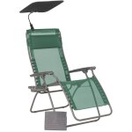 Lafuma mobilier - ensemble fauteuil relax jardin - chaise longue et accessoires - zen edition - batyline ...