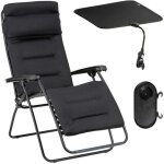 Ensemble fauteuil relax jardin - chaise longue matelass avec ombrelle et porte - gobelet - rsx clip ...