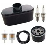 Ensemble filtre � air avec pr�filtre � huile et bougie d'allumage pour moteur 4 temps kawasaki fr651v ...