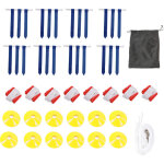 Ensemble de flag football comprenant des ceintures et des drapeaux pour enfants, adolescents et adultes, ...