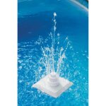 Ensemble de fontaine de piscine 13 pcs blanc