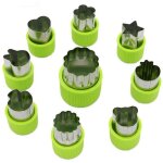 Ensemble de formes de coupe - l�gumes, mini - tartes, moules � fruits et � biscuits, emporte - pi�ces ...