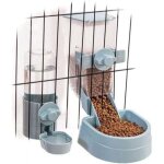 Ensemble de gamelles pour cage � lapins (eau et nourriture) - petites gamelles pour lapins, furets, chats ...