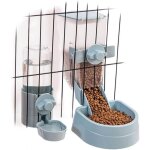 Ensemble de gamelles pour cage � lapins (eau et nourriture) - petites gamelles pour lapins, furets, chats ...