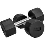 Ensemble d'haltères courts 10 kg, set de 2 haltères métalliques antidérapantes, idéal pour la musculation ... Ensemble d'haltères courts 10 kg, set de 2 haltères métalliques antidérapantes, idéal pour la musculation ...