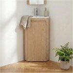 Ensemble lave - mains d'angle sorrento sur pieds avec robinet