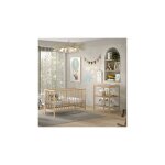 Vipack - ensemble lit bb 60x120 + table  langer naturel - kalsta