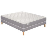 Ensemble matelas sommier 140 x 190 simmons hauteur 22 cm - ressorts ensach�s fullspring - fabriqu� en ...
