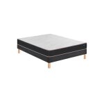 Bultex - ensemble matelas sommier 160 x 200 vitality 1. 1 160x200 + sommier gris fum� + pieds