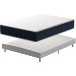 Ensemble matelas et sommier teeno 140x190x28 cm, matelas en mousse + sommier tapissier volige, 9 pieds ... Ensemble matelas et sommier teeno 140x190x28 cm, matelas en mousse + sommier tapissier volige, 9 pieds ...