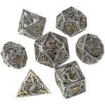 Ensemble de d�s en m�tal dnd ensemble de d�s en m�tal creux dnd ensemble de petits d�s poly�driques pour ...