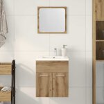 Ensemble de meubles salle de bain 2 pcs bois d'ingénierie - vidaxl Ensemble de meubles salle de bain 2 pcs bois d'ingénierie - vidaxl