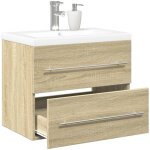 Vidaxl - ensemble de meubles de salle de bain 2 pcs ch�ne sonoma