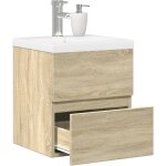 Ensemble de meubles de salle de bain 2 pcs ch�ne sonoma vidaxl