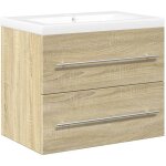Vidaxl - ensemble de meubles de salle de bain 2 pcs ch�ne sonoma