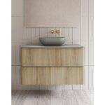 Royo - ensemble de meubles de salle de bain avec 2 tiroirs dai couleur : chêne nordique - options : ensemble ... Royo - ensemble de meubles de salle de bain avec 2 tiroirs dai couleur : chêne nordique - options : ensemble ...