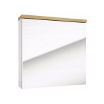 Ensemble meuble de salle de bain avec vasque 50x70 + meuble avec miroir 50x60 ch�ne artisanal verona