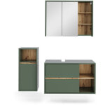 Ensemble de meubles de salle de bains viola, vert / artisan, 3 pi�ces, vicco