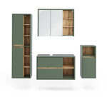 Ensemble de meubles de salle de bains viola, vert / artisan, 4 pi�ces, vicco