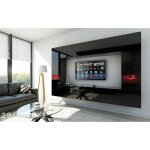 Viva - ensemble meuble tv concept c29 - hg - b - 1 - 1b noir brillant 273 cm