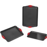 Ensemble de moules  ptisserie, 3 pices, en acier au carbone antiadhsif, polyvalents pour biscuits, ...