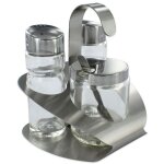 Ensemble pour moutarde, sel et poivre fackelmann