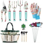 Ensemble outils jardinage, floral cadeaux d'outils  main de jardinage cadeaux de jardinage pour femmes ...