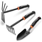Ensemble d'outils de jardinage, outils de jardin 3 pi�ces kit, kits d'outils jardin, binette � main, ...