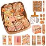 Ensemble de papeterie capybara trousse capybara ensemble de papeterie capybara esth�tique avec compartiments ...