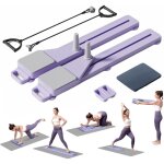 Ensemble pilates reformer 8 en 1 am�lior� avec planche d'exercice, �quipement pilates, bandes de r�sistance, ...