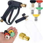 Ensemble pistolet k�rcher hd / hds 300 bar + 5 buses 1 / 4  + adaptateur easylock m22 + buse � mousse ...