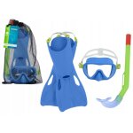 Ensemble de plong�e bleu masque, palmes, tuba 1316