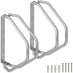 Ensemble porte velos mural pivotant