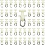 Ensemble de poulies pour rideaux, accessoires pour poulies silencieuses, quincaillerie pour habillage ...