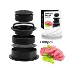 Ensemble de presse  hamburger 3 en 1 pour machine  galettes
