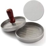 Ensemble de presse � hamburger et de papier � galettes, presse � hamburger, presse � grill, moule � galettes ...