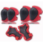 Ensemble de protections pour patins  roulettes pour enfants de six pices, casque de sport, quipement ...