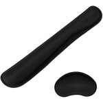Ensemble repose - poignet et support de clavier en mousse � m�moire de forme