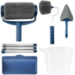 Ensemble de rouleaux de peinture premium, rouleau de peinture avec brosse extensible, plateau, rouleaux, ...